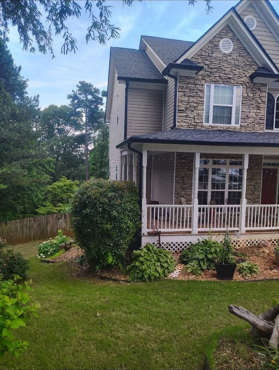 Completed roof replacement on a Metro Atlanta home